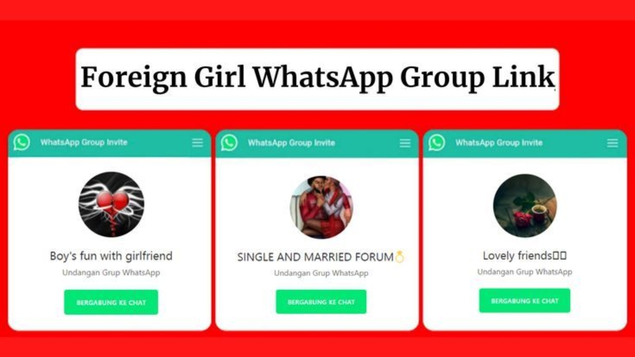 Foreign Dating WhatsApp Group Link