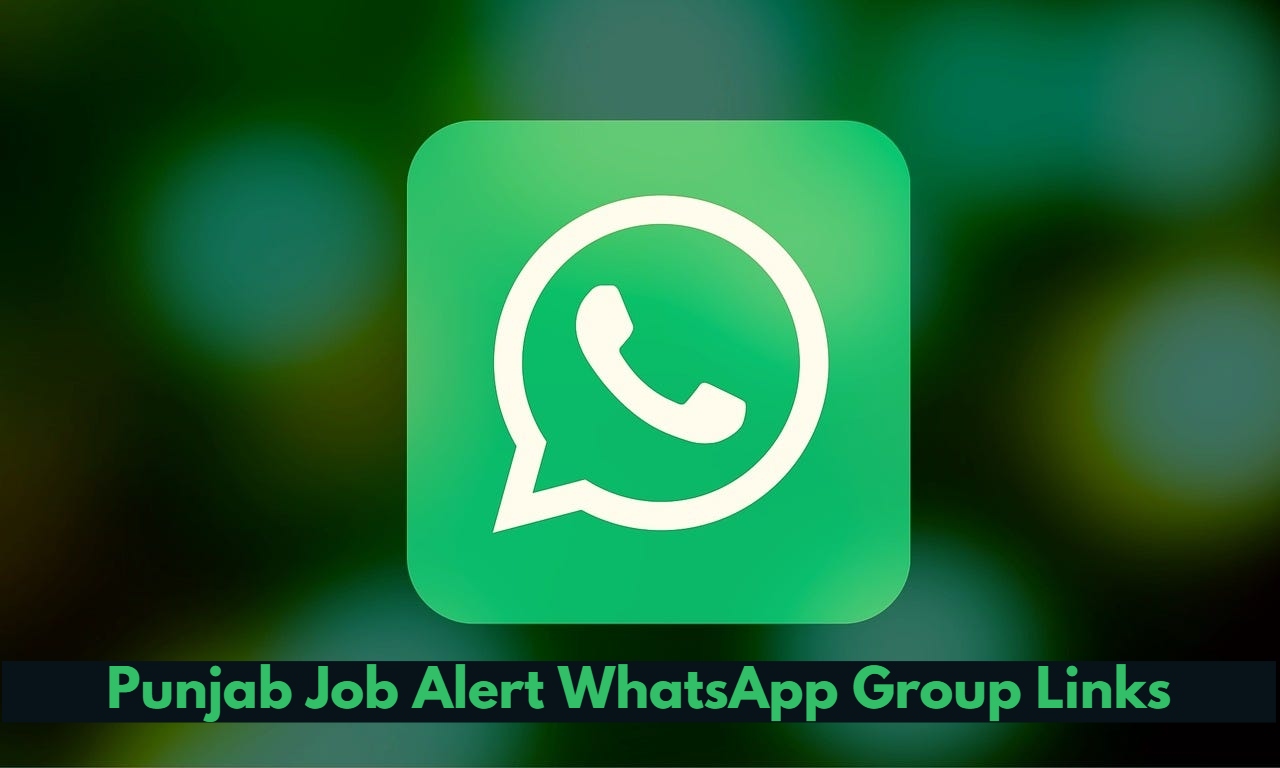 Punjab Job Alert WhatsApp Group Links