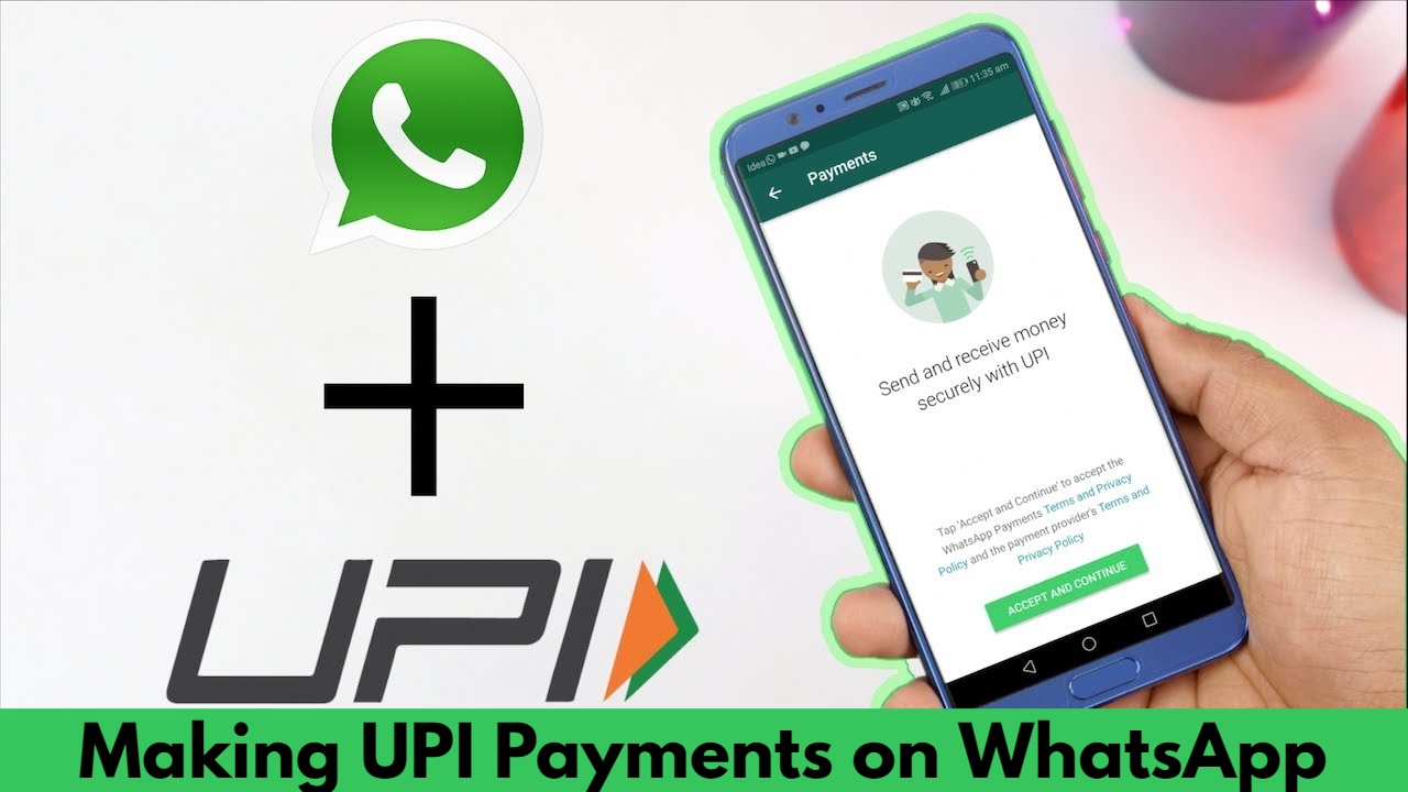 Making UPI Payments on WhatsApp