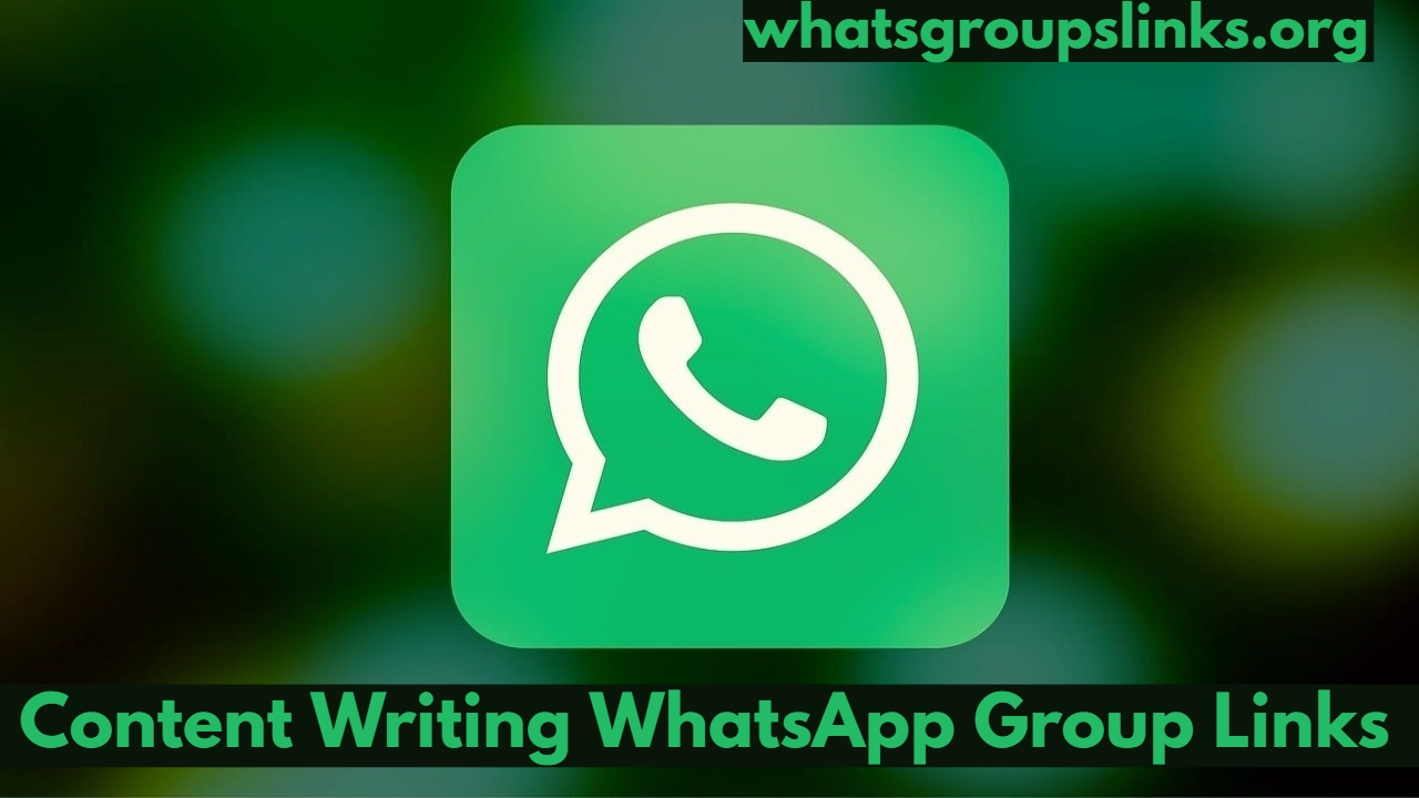 Content Writing WhatsApp Group Links