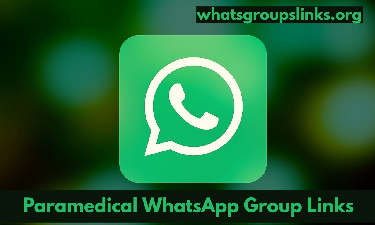 Paramedical WhatsApp Group Links